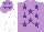 MAUVE, purple stars, white sleeves, mauve cap, purple stars