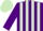 Purple and Light Green stripes, Purple sleeves, Light Green cap