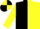 Black and Yellow (halved), Yellow sleeves, quartered cap