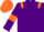 Purple, Orange epaulets, armlets and cap
