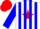White, Red Star, Blue Stripes on Sleeves, Red Cap