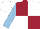 Maroon and White (quartered), Light Blue sleeves, White cap