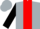 Silver, Red and Black Emblem, Red Stripe on Black Sleeves, Silver Cap