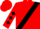 Red, Black Sash, Black Diamonds on Sleeves