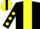 Black, Yellow stripe, spots on sleeves