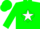 Green, White Star and Diamond