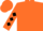 Orange, Black Diamonds on Sleeves, Orange Cap