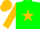 Hunter Green, Gold Star, Gold Bars on Sleeves, Gold Cap