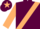 MAROON, beige sash & sleeves, beige star on cap