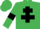 Emerald Green, Black Cross of Lorraine and armlets