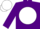 PURPLE, WHITE disc and cap