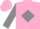 Pink, Grey diamond and sleeves