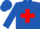 ROYAL BLUE, Red Cross Sash