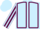 Light Blue, Maroon seams, striped sleeves, Light Blue cap