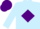 LIGHT BLUE, PURPLE diamond, PURPLE cap