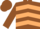 Brown, Beige chevrons, Brown sleeves and cap
