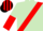 LIGHT GREEN, red sash, halved sleeves, red & black striped cap