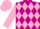 Violet and Pink Diamonds, Pink Sleeves and Cap