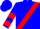 Blue, Red Sash, Red Chevrons on Sleeves, Blue Cap, Red Button