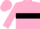 Neon Pink, Black Hoop, Pink Sleeves, Pink Cap, Black Visor and Button