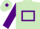 Light Green, Purple hollow box, sleeves and diamond on cap