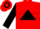 Red, Black Triangle, Black Hoop on Sleeves