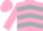 Pink, Silver Chevrons, Pink Cap