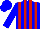 BLUE, Red Stripes