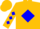 Gold, Gold 'HH' on Blue Diamond, Blue Diamonds on Sleeves