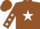 Brown, White Star, White Stars on Sleeves