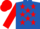 Royal Blue, Red Stars, Red Sleeves, Blue and Red Cap
