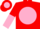 Red, Pink disc, halved sleeves