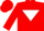 Red, white inverted triangle