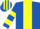 Royal Blue, Yellow stripe, hooped sleeves, striped cap