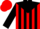 Red, Black Yoke and Crown, Black Stripes on Sleeves, Red Cap