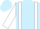 Light blue, white braces and sleeves