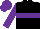 Black, Purple Hoop, Purple Sleeves, Purple Cap