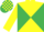 YELLOW & EMERALD GREEN DIABOLO, check cap