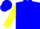 Blue, Yellow 'D', Blue Bars on Yellow Sleeves