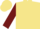 Khaki, Green Circled 'M', Burgundy Bars on Sleeves
