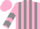 Pink and Grey stripes, chevrons on sleeves, Pink cap