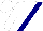 White, navy sash, white cap