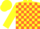 Yellow and Orange Blocks, Yellow Sleeves, Two Orange Hoops