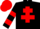 Black, Red Cross of Lorraine, hooped sleeves, Red cap
