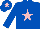 Royal Blue, Pink star and star on cap