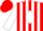 Red, white panels, white diamond, red R/G, red & white diamond sleeves