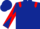 Dark Blue, Red epaulets, diabolo on sleeves
