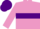 Mauve, Purple hoop, Purple cap