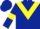 Dark Blue, Yellow chevron and armlets