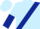 Light Blue, Dark Blue Sash, Light and Dark Blue Halved Sleeves
